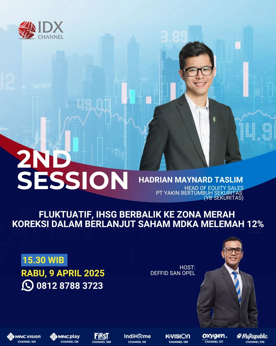 Ilustrasi IHSG Turun 0,33% di Sesi Pertama Rabu