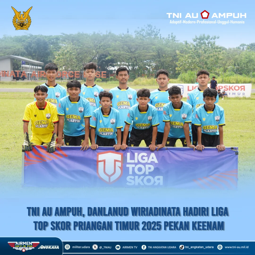 Ilustrasi TNI AU Hadiri Liga Top Skor Priangan Timur 2025